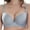 Blue, variant on Fatuov Women's Lace Bra with Underwire Solid Color Soft Daily Bra for Casual, Supportive Full Coverage Push Up Lightly Lined Bra 46C, Black