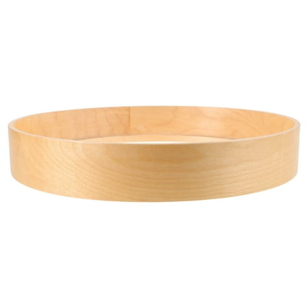 WHAMVOX Wood Wall Clock Frame Crafted from Solid Wood Minimalist Design for Home Decor Light Brown 10.5 Inches