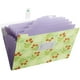 thumbnail image 1 of Carpeta de archivos expansible con estampado floral con 6 bolsillos Organizador de archivos de documentos de acordeón A4 Chaquetas de archivo de tamaño carta (Verde) Sincero Hogar, 1 of 6