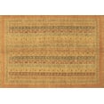 thumbnail image 1 of Ahgly Company Indoor Rectangle Abstract Brown Modern Area Rugs, 7' x 9', 1 of 4
