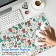 thumbnail image 4 of Long Mouse Pads for Desk,Christmas Gift and Deer Pattern Desk Mats on Top Of Desks, Desk Mouse Pad Extra Large with 3mm Non-Slip Base and Stitched Edge for Gaming,Office,Work,Home 31.5x11.8in, 4 of 5