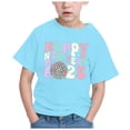 thumbnail image 5 of Godom Girls' Short Sleeve Shirts Crewneck Fashion Shirts Tee Girls Summer T Shirts, 5 of 7