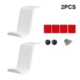 thumbnail image 2 of Bewildely 2 uds. De accesorios para juegos debajo del escritorio, soporte para controlador Streamdeck, instalación práctica, accesorios para Almacenamiento y organización del hogar Blanco, 2 of 6