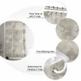 thumbnail image 6 of Brown Gray Bathroom Curtain 72 Inch Shower Curtain with Hooks, Abstract Modern Street Painting Art Ombre Waterproof Polyester Bath Curtain Washable Bathtub Curtain 60''x 72'', 6 of 6