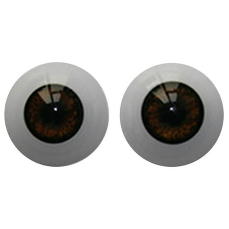 

XUYEEYUAN Educational Toys 22Mm-Reborn-Baby-Dolls-Eyes-Half-Round-Acrylic-Eyes-Brown-for-Bjd-Ooak-Doll Bw