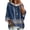 Navy, variant on Hoodies for Women Oversized 3/4 Sleeve Hooded Pullover Sweatshirt Loose Relaxed Fit Casual Fall Outfits