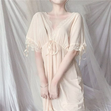 YCNYCHCHY Sexy Lingerie Dress Women Sexy Blouse Sleepwear Lace Underwear Sex Babydoll Erotic Transparent Dress Night Dress Women