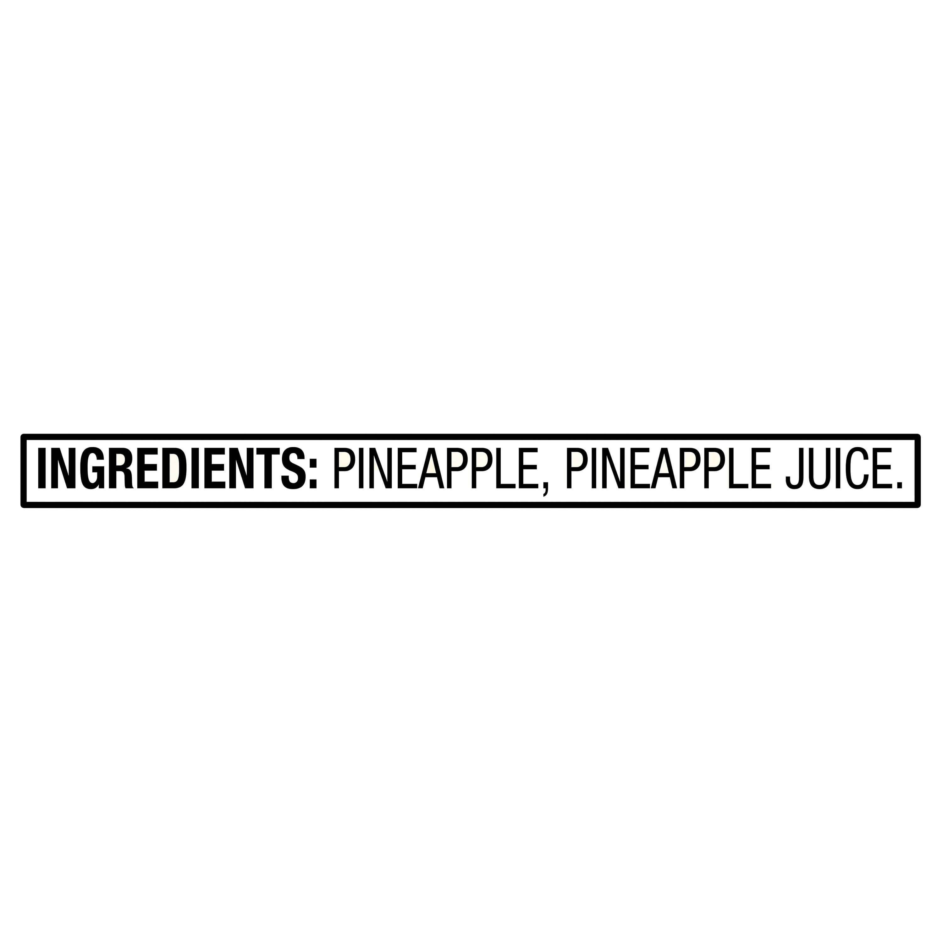 (24 pack) Great Value Canned Pineapple Tidbits, 8 oz