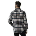 thumbnail image 4 of Chaps Men's & Big Men's Long Sleeve Stretch Button Down Flannel Shirt, 4 of 5