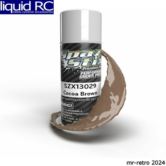 Spaz Stix 13029 Cocoa Brown Aerosol Paint 3.5oz Can