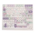 thumbnail image 2 of Teclas de teclado mecánico de 124 teclas, teclas de sublimación de calor PBT de altura XDA para teclados 61 87 96 98 104 108, 2 of 5
