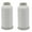 White, variant on Ngheia 2-Pack Glow in the Dark Embroidery Thread - Fluorescent Sewing Thread for Night Diy, Crafts, Music Festivals, White