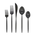 thumbnail image 1 of Saro Lifestyle SP679.BK Couverts en Acier Inoxydable Foncé&44; Noir - Lot de 5, 1 of 1