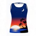 thumbnail image 6 of Tumotour Classic Print High Neck Bathing Suit For Women Modest Swim Square Neck Ruffle Modest Swimsuit Tank Top No Bottom, 6 of 7