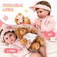 thumbnail image 5 of Aori Reborn Baby Dolls - Muñeca realista de 22 pulgadas con accesorios de juguete de alimentación para niños mayores de 3 años, 5 of 5