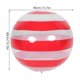 thumbnail image 2 of Red Inflatable Beach Ball for Pool Use with Stripes PVC Material, 2 of 5