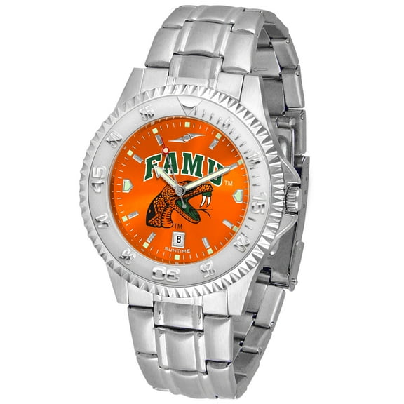 Orange Florida A&M Rattlers Competitor Steel AnoChrome Watch