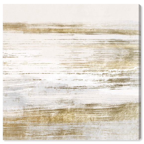 The Oliver Gal Artist Co. Abstract Wall Art Canvas Prints 'Blush Romance Gold' Home Décor, 20 in x 20