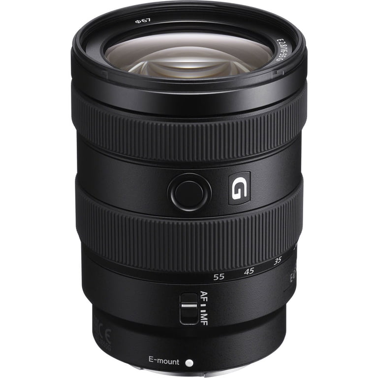 Sony E 16–55mm F2.8 G Standard Zoom Lens (SEL1655G) – APS-C E