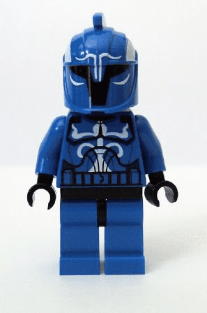 LEGO STAR WARS SENATE COMMANDER KEY CHAIN VERY BLUE 