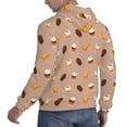 thumbnail image 3 of Hoodies for Men - Coffee Biscuit Chocolate Print Long Sleeve Comfrt Men'S Fashion Hoodies & Sweatshirts, Sweatshirts for Men Hoodies Pullover Clothing Clothes with Pouch, 3 of 7