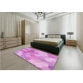 thumbnail image 5 of Ahgly Company Machine Washable Indoor Rectangle Transitional Violet Purple Area Rugs, 2' x 4', 5 of 7