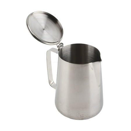 

2000ml Coffee Cup Mug Milk Frothing Pitcher Jug with Lid for Latte Coffee Art for Coffee Shop Home Kitchen