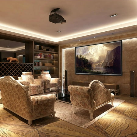 Primecables 100 16 9 Portable Projector Screen Wall Ceiling Mount