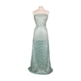 thumbnail image 2 of Zelouf Ravie Foil Lace , Sewing, DIY, Crafts Fabric by the Yard, Calm Sage, 7 Yard, 2 of 2