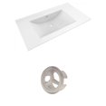 thumbnail image 1 of American Imaginations 24.25-in. W 1 Hole Ceramic Top Set In White Color AI-20749, 1 of 7