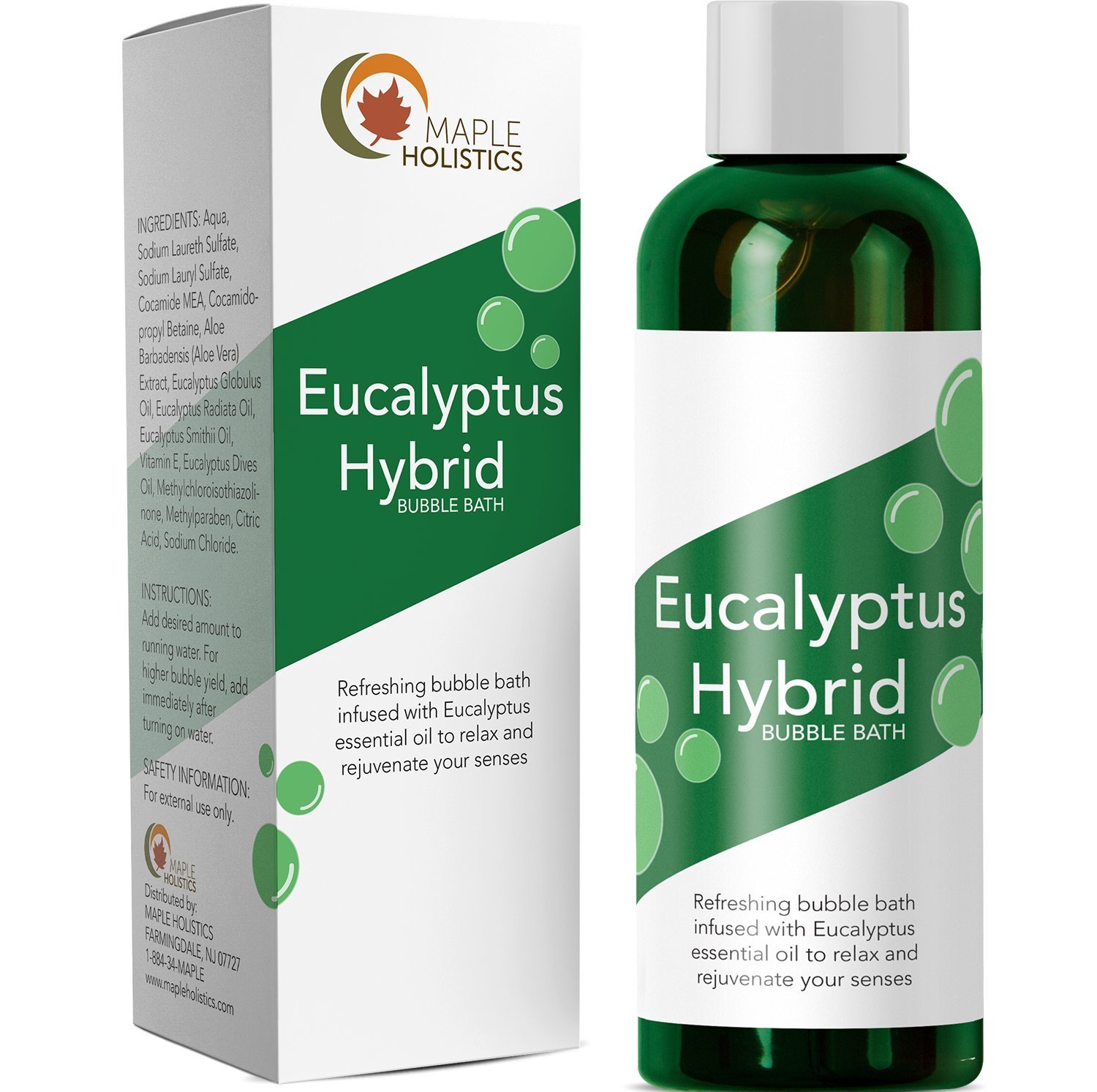 Bath Bubbles Aromatherapy Eucalyptus Essential Oil Blend Relaxing