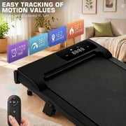 ANCHEER Walking Pad, 2 in 1 Under Desk Treadmill with Remote Control、LED Display, 300 lbs Portable Treadmill for Home/Office (Green)