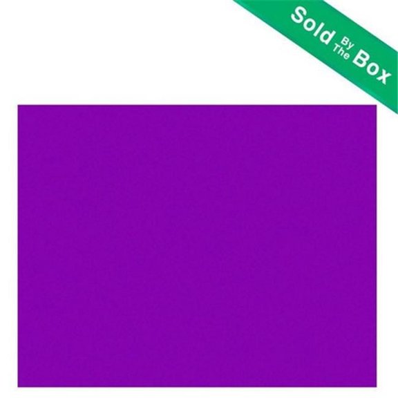 Bazic 22'' X 28'' Fluorescent Purple Poster Board Case of 25