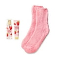 thumbnail image 2 of Bodycology Strawberry Cheesecake Body Care & Cozy Sock Set, 3 Pieces, 2 of 4