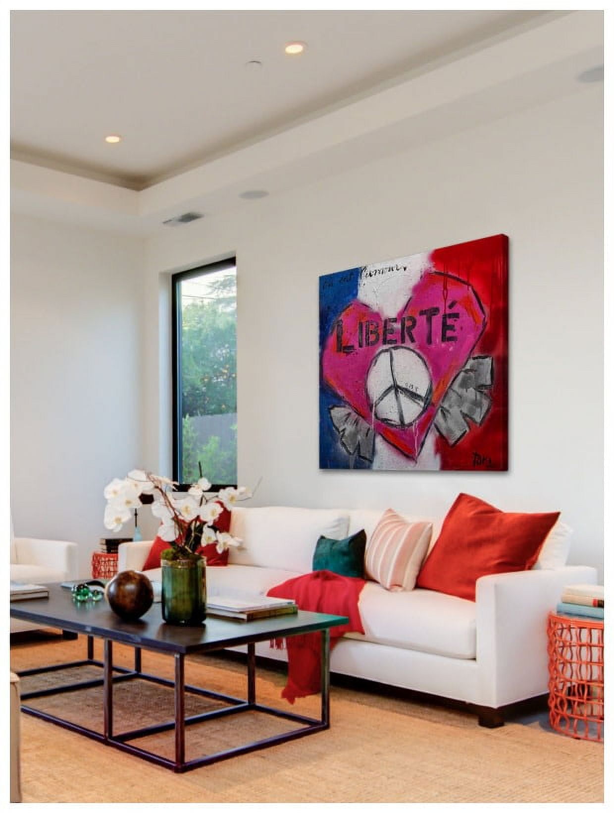 "Liberte" Painting Print on Canvas