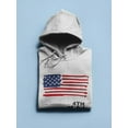 thumbnail image 3 of Independence Day Usa Flag Hoodie Men -Image by Shutterstock, Male 5X-Large, 3 of 4