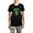 With Gray Camo Pant, variant on CafePress - Irishwolfpeace2 - Women's Short Sleeve Print T-Shirt and Pants Dark Cotton Pajama Set