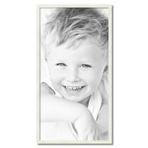 ArtToFrames 21" x 40" White Picture Frame, 21x40 inch White Wood Poster Frame (WOM-5140)
