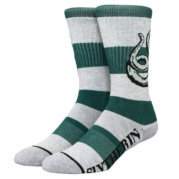 Harry Potter Slytherin Athletic Crew Socks for Men