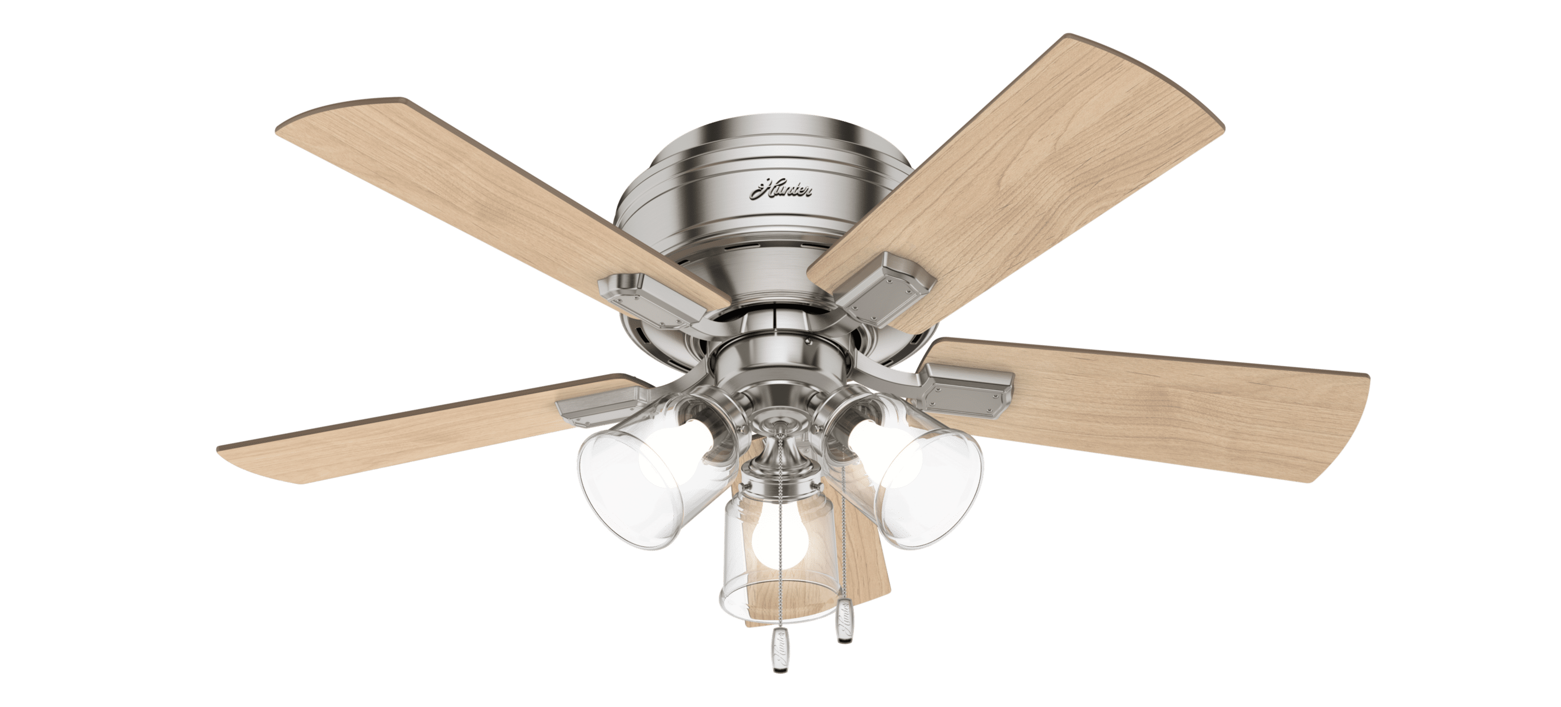 Hunter Crestfield 42 Inch Low Profile Ceiling Fan with LED Light