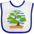 thumbnail image 3 of Inktastic Bonsai Tree Garden Girls Baby Bib, 3 of 4