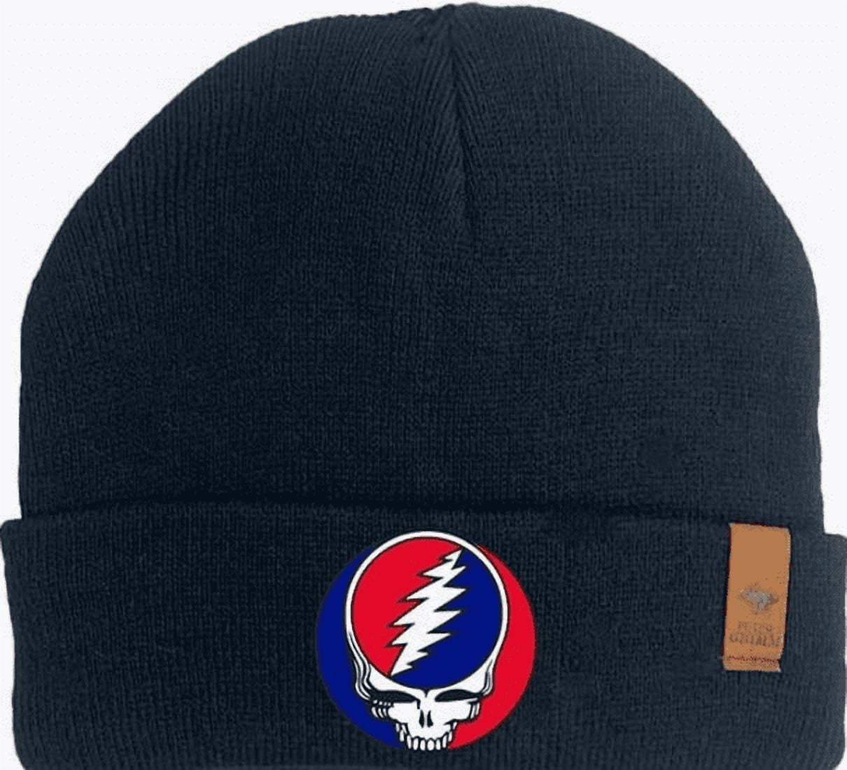 Peter Grimm Grateful Dead Beanie Hat, Unisex Black