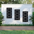 thumbnail image 5 of POSHIONS Decorative Metal Privacy Screen Panel Fencing 47" x 71",Star(3 pcs), 5 of 5