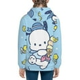 thumbnail image 2 of Sanrio Pochacco Kids' Hoodie 3d Print Sweatshirt Soft Pullover Hooded With Big Pockets Fans Gifts For Boys Or Girls Small, 2 of 7
