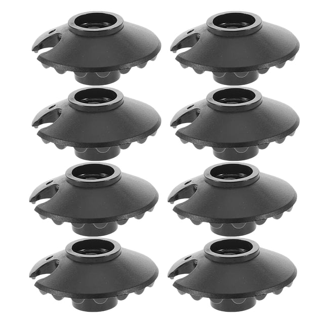 8pcs Basking de poste de trekking Polponios de trekking redondos Nieve y canastas de barro Caminata de reemplazo de palo para caminar