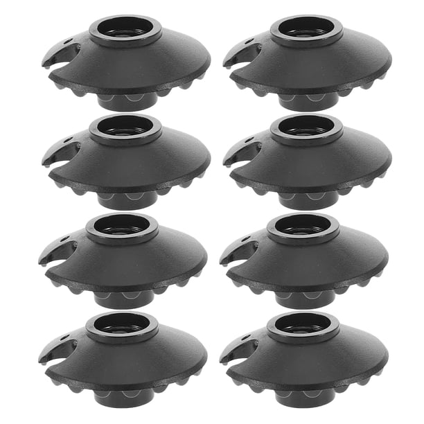 8pcs Basking de poste de trekking Polponios de trekking redondos Nieve y canastas de barro Caminata de reemplazo de palo para caminar