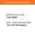 thumbnail image 2 of MAX Advanced Brakes - Front Brake Kit For 2018-2020 Genesis G80| Carbon Ceramic Brake Pad and Rotor Kit| Daily Driving OE Replacement Brake Rotors, 2 of 9