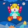 thumbnail image 6 of Number Jigsaw Puzzle Building Blocks Animal Wooden Puzzle Wooden Alphabet Puzzle Cow Tiger Bear Blocks Toys 123 Number Animal Puzzle for Preschool Learning, 6 of 8