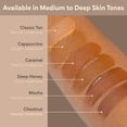 thumbnail image 6 of Kiss New York Tinted Moisturizer SPF 32 PA+++ (Deep Honey) – Hydrating 12H Sunscreen for Deep Skin Tones, No White Cast, Natural Radiant Finish, Medium Coverage with Hyaluronic Acid & Peptide, 6 of 11