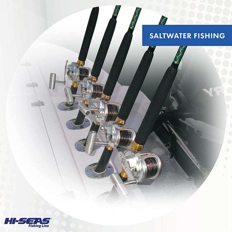 HI-SEAS Quattro Monofilament Fishing Line - Low-vis 4 Color Camo, Strong &  Durable Performance Saltwater Main Line 